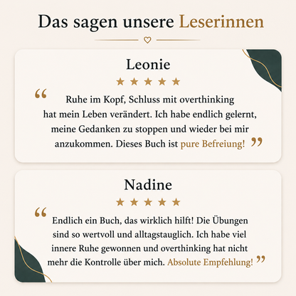 Ruhe im Kopf - Wie du Grübeln, Gedankenspiralen und mentale Unruhe beendest